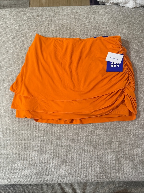 JoyLab Pants - Joy Lab Tangerine Ruched Layered Mini Skort- Medium